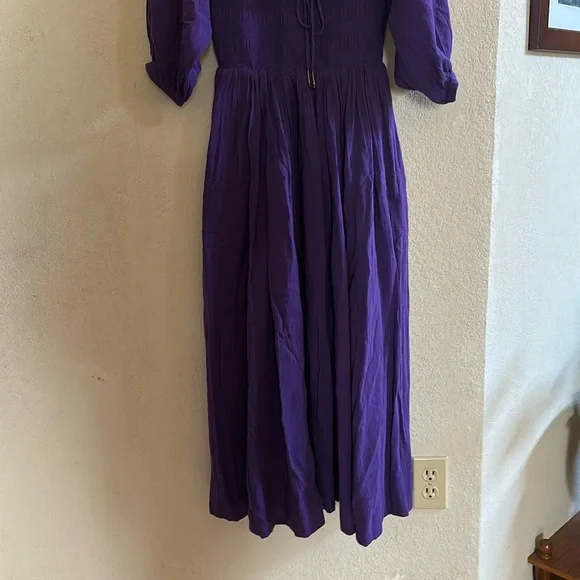 RARE Free People | Oasis Midi Dress in Petunia | Large - Picture 10 of 15